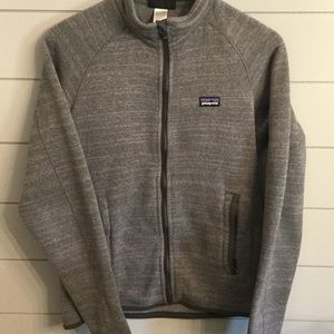 Men’s Patagonia grey full zipper jacket